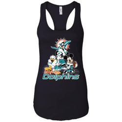 Mickey Mouse Miami Dolphins American Football Nfl Sports Shirt Women Tank Top