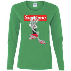 Supreme Rabbit Cute Stylelist T-shirt Women Long Sleeve Shirt Women Long Sleeve Shirt - parenttees