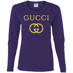 Gucci Logo Vintage Inspired Women Long Sleeve Shirt Women Long Sleeve Shirt - parenttees