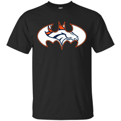 We Are The Denver Broncos Batman Nfl Mashup Men Cotton T-Shirt