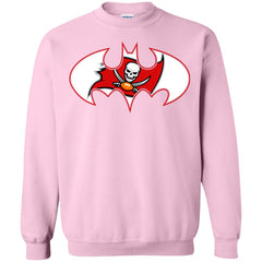 We Are The Tampa Bay Buccaneers Batman Nfl Mashup Crewneck Pullover Sweatshirt Crewneck Pullover Sweatshirt - parenttees