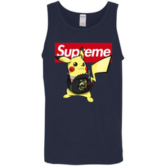 Supreme Pikachu T-shirt Men Cotton Tank Men Cotton Tank - parenttees