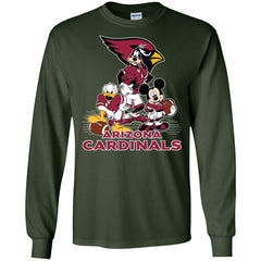 Mickey Mouse Arizona Cardinals American Football Nfl Sports Shirt Men Long Sleeve Shirt Men Long Sleeve Shirt - parenttees