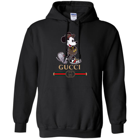 Gucci Mickey Kitty beauty T-shirt Pullover Hoodie Sweatshirt Black / S Sweatshirts - parenttees