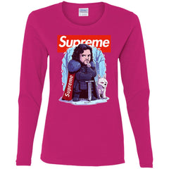 Supreme Game Of Thrones T-shirt Women Long Sleeve Shirt Women Long Sleeve Shirt - parenttees