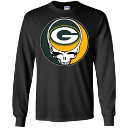 Green Bay Packer Grateful Dead Steal Your Face Football Nfl Shirts Men Long Sleeve Shirt