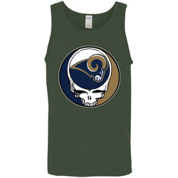 Los Angeles Rams Grateful Dead Steal Your Face Football Nfl Shirts Men Cotton Tank