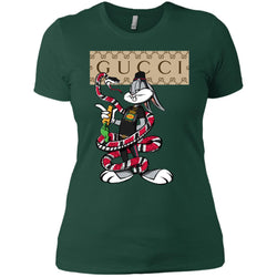 Gucci Rabbit Snake Gift Birthday T-shirt Women Cotton T-Shirt