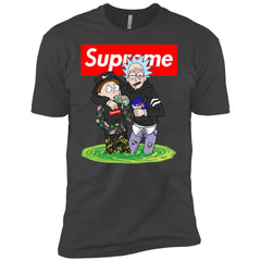 Supreme Rick And Morty T-shirt Men Short Sleeve T-Shirt Men Short Sleeve T-Shirt - parenttees