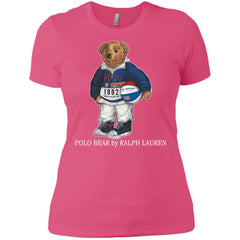 Ralph Lauren Polo Bear T-shirt Women Cotton T-Shirt Women Cotton T-Shirt - parenttees