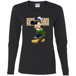 Gucci Trending Mickey T-shirt Women Long Sleeve Shirt