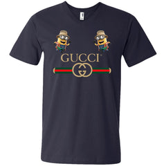 Gucci T-shirt Minion Funny Film T-shirt Men V-Neck T-Shirt Men V-Neck T-Shirt - parenttees