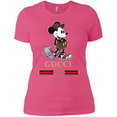 Gucci Mickey Kitty beauty T-shirt Women Cotton T-Shirt T-Shirts - parenttees