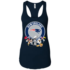 Nfl – New England Patriots Super Bowl 2019 Mickey Mouse Minnie Mouse Donald Duck Daisy Duck Football Women Tank Top Women Tank Top - parenttees