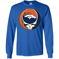 Denver Broncos Grateful Dead Steal Your Face Football Nfl Shirts Men Long Sleeve Shirt Men Long Sleeve Shirt - parenttees