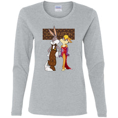 Louis Vuitton Rabbit Love Family T-shirt Women Long Sleeve Shirt Women Long Sleeve Shirt - parenttees