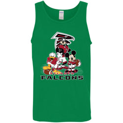 Mickey Mouse Atlanta Falcons American Football Nfl Sports Shirt Men Cotton Tank