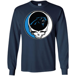 Carolina Panthers Grateful Dead Steal Your Face Football Nfl Shirts Men Long Sleeve Shirt