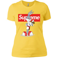 Supreme Rabbit Smoking T-shirt Women Cotton T-Shirt Women Cotton T-Shirt - parenttees