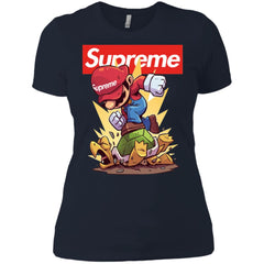 Supreme Mario Gaming T-shirt Women Cotton T-Shirt Women Cotton T-Shirt - parenttees