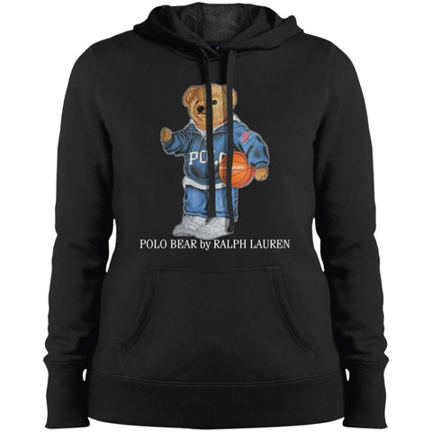 Polo Bear Ralph Lauren Women Hooded Sweatshirt Black / X-Small Women Hooded Sweatshirt - parenttees