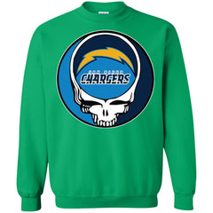 Los Angeles Chargers Grateful Dead Steal Your Face Football Nfl Shirts Crewneck Pullover Sweatshirt Crewneck Pullover Sweatshirt - parenttees