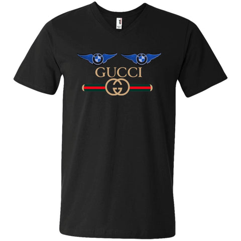 Gucci Bmw Trending T-shirt Men V-Neck T-Shirt Black / S Men V-Neck T-Shirt - parenttees