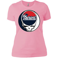 New England Patriots Grateful Dead Steal Your Face Football Nfl Shirts Women Cotton T-Shirt Women Cotton T-Shirt - parenttees