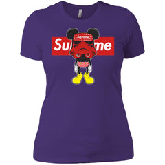 Supreme Robot Mickey Hot T-shirt Women Cotton T-Shirt Women Cotton T-Shirt - parenttees