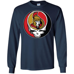 Ottawa Senators Grateful Dead Steal Your Face Hockey Nhl Shirts Men Long Sleeve Shirt