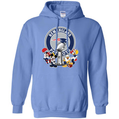 New England Patriots Super Bowl 2019 Mickey Minnie Mouse Donald Daisy Duck Football Nfl Pullover Hoodie Sweatshirt Pullover Hoodie Sweatshirt - parenttees