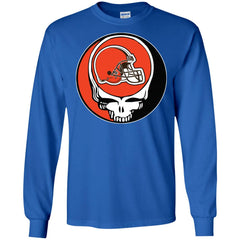 Cleveland Browns Grateful Dead Steal Your Face Football Nfl Shirts Men Long Sleeve Shirt Men Long Sleeve Shirt - parenttees