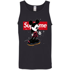 Supreme Mickey Babe Cute Love T-shirt Men Cotton Tank Men Cotton Tank - parenttees