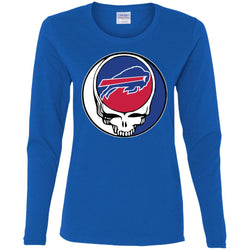 Buffalo Bills Grateful Dead Steal Your Face Football Nfl Shirts Women Long Sleeve Shirt