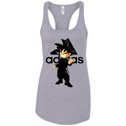 Goku Adidas Black T-shirt Women Tank Top