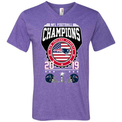 Nfl – Football Champions New England Patriots Super Bowl 2019 Men V-Neck T-Shirt Men V-Neck T-Shirt - parenttees