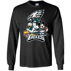 Mickey Mouse Philadelphia Eagle American Football Nfl Sports Shirt Men Long Sleeve Shirt