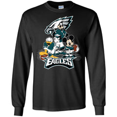 Mickey Mouse Philadelphia Eagle American Football Nfl Sports Shirt Men Long Sleeve Shirt Men Long Sleeve Shirt - parenttees