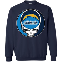 Los Angeles Chargers Grateful Dead Steal Your Face Football Nfl Shirts Crewneck Pullover Sweatshirt