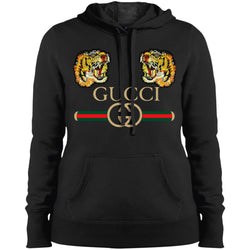 Gucci Tiger Love T-shirt Women Hooded Sweatshirt