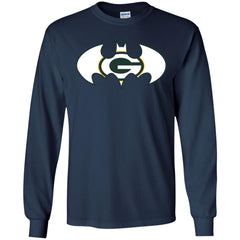 We Are The Green Bay Packers Batman Nfl Mashup Men Long Sleeve Shirt Men Long Sleeve Shirt - parenttees