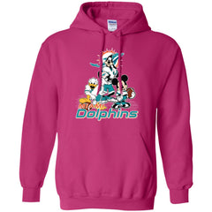 Mickey Mouse Miami Dolphins American Football Nfl Sports Shirt Pullover Hoodie Sweatshirt Pullover Hoodie Sweatshirt - parenttees