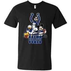 Mickey Mouse Indianapolis Colts American Football Nfl Sports Shirt Men V-Neck T-Shirt