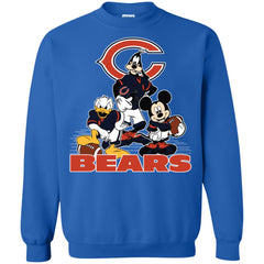 Mickey Mouse Chicago Bears American Football Nfl Sports Shirt Crewneck Pullover Sweatshirt Crewneck Pullover Sweatshirt - parenttees