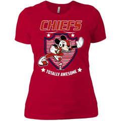 Nfl – Kansas City Chiefs Totally Awesome Mickey Mouse Super Bowl 2019 Football Women Cotton T-Shirt Women Cotton T-Shirt - parenttees