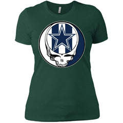 Dallas Cowboys Grateful Dead Steal Your Face Football Nfl Shirts Women Cotton T-Shirt Women Cotton T-Shirt - parenttees