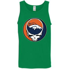 Denver Broncos Grateful Dead Steal Your Face Football Nfl Shirts Men Cotton Tank Men Cotton Tank - parenttees