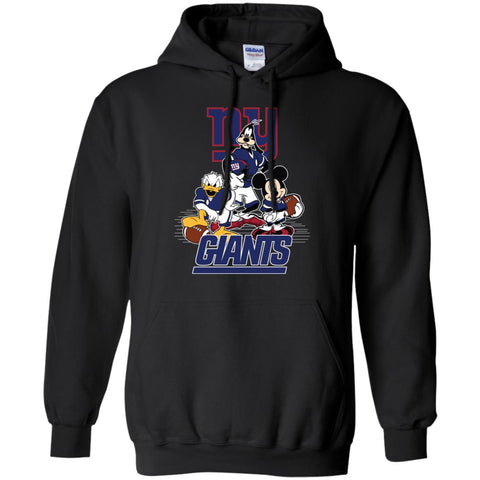 Mickey Mouse New York Giants American Football Nfl Sports Shirt Pullover Hoodie Sweatshirt Black / S Pullover Hoodie Sweatshirt - parenttees