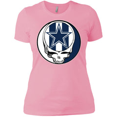 Dallas Cowboys Grateful Dead Steal Your Face Football Nfl Shirts Women Cotton T-Shirt Women Cotton T-Shirt - parenttees
