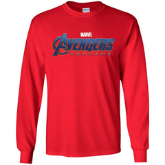 Marvel Avengers Endgame Movie Logo Graphic Men Long Sleeve Shirt Men Long Sleeve Shirt - parenttees